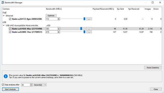 Bandwidth Manager Screenshot