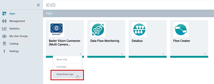 Basler Vision Connector Installation Log File