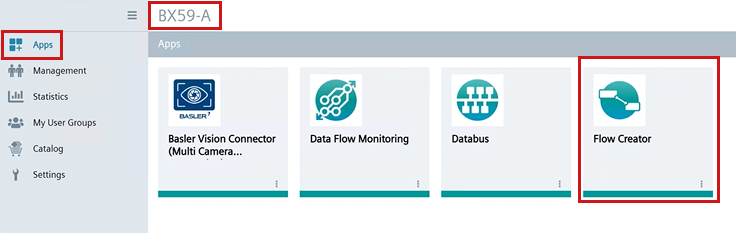 Opening the Siemens Flow Creator App