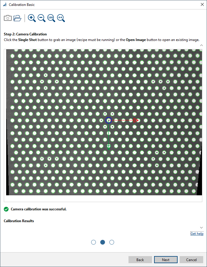 Calibration Results Table Hidden