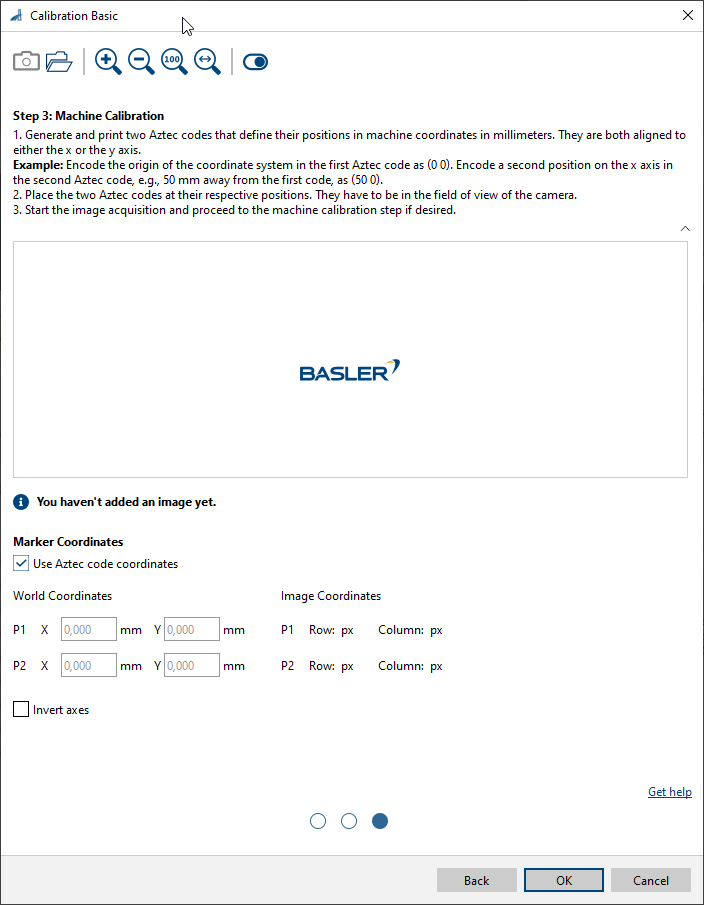 Calibration vTool Settings - Step 3 Enabled