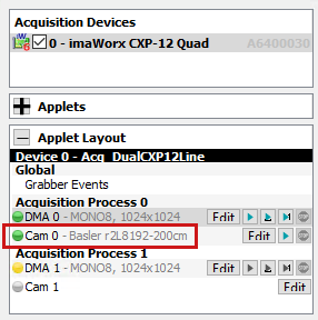 Seeing Connected Cameras in microDisplay X