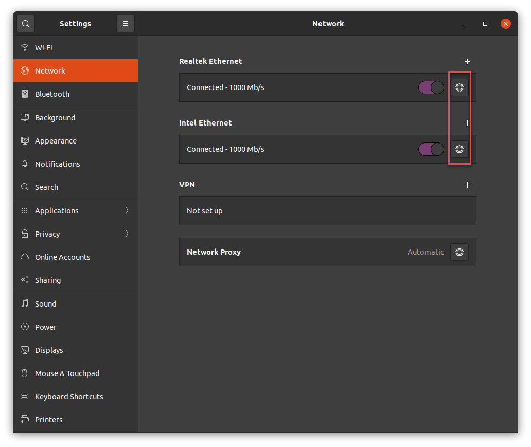 Settings App