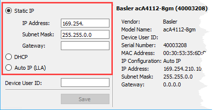 IP Configuration Options