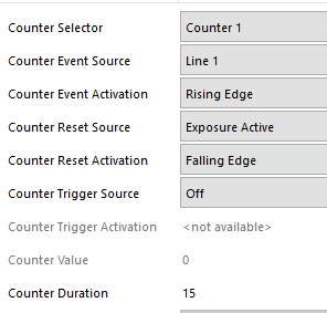 Setting Up Counter 1