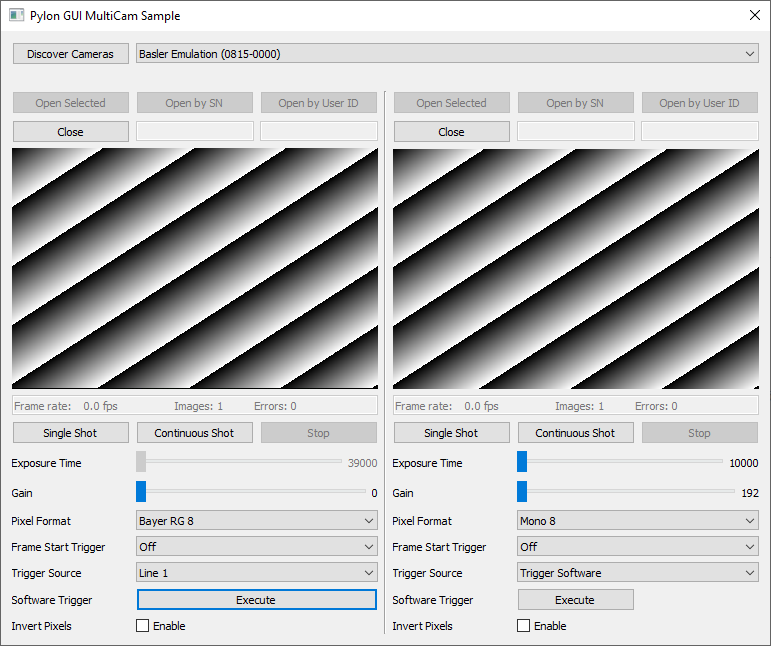 GUI_QtMultiCam Sample